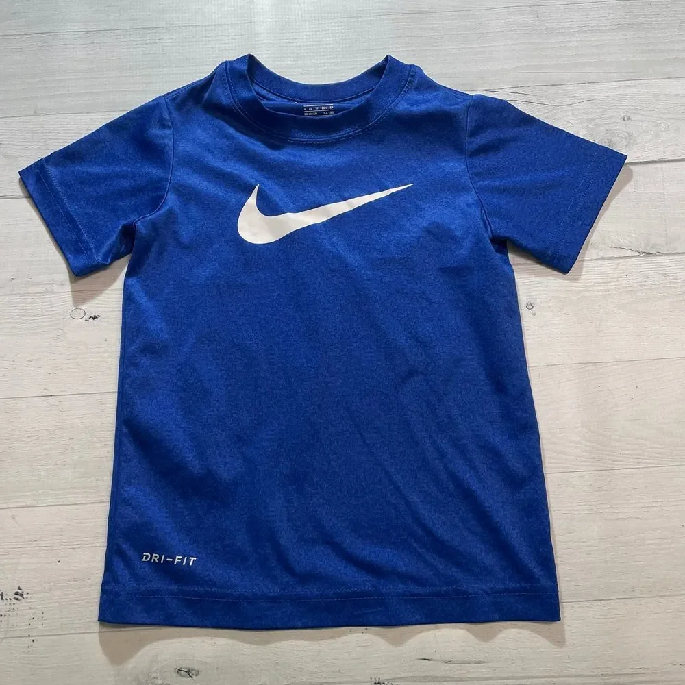 Nike boys blue short sleeve shirt size‎ 4